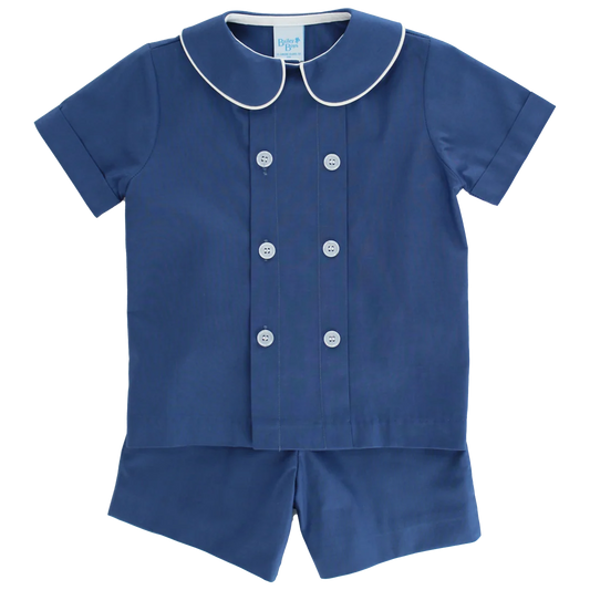 Posh Posies w/ Cornflower Dressy Short Set